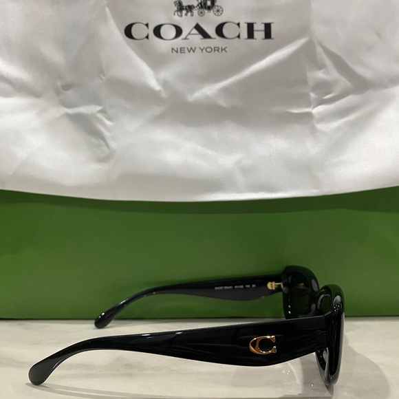 Coach Hardware Narrow Rectangle Sunglasses NIB main image 10